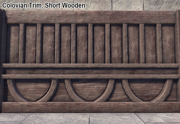 Colovian Trim, Short Wooden