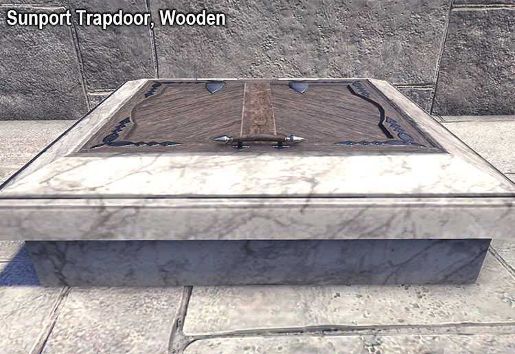 Sunport Trapdoor, Wooden
