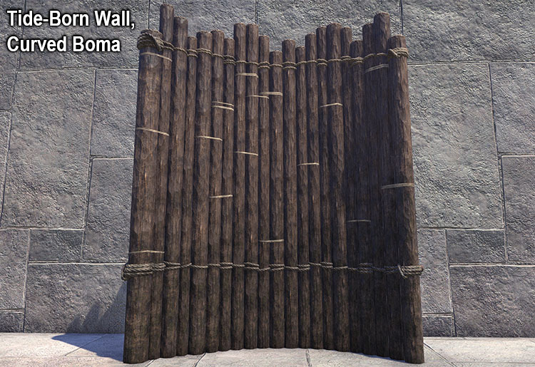 Tide-Born Wall, Curved Boma